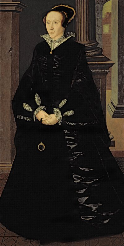 Ritratto di una signora in nero, probabilmente Lady Margaret Arundell, c.1553 da Guillaume Scrots